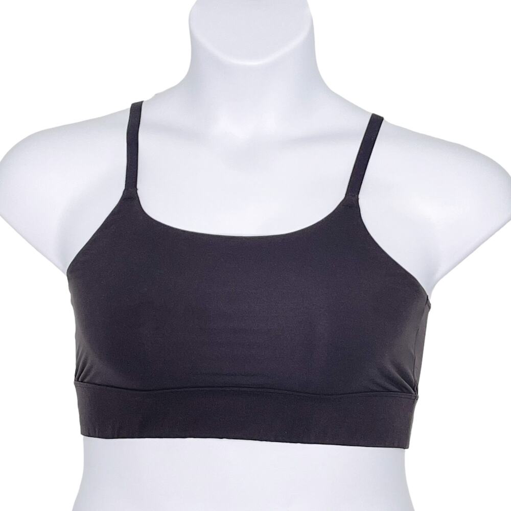 Natori Wireless Bralette Black Large NWOT
